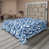 Bleu foncé et blanc / motif ikat est en rupture de stock