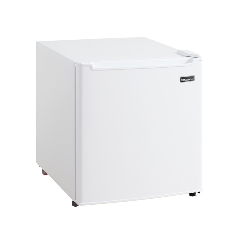 Magic Chef 1.7 Cubic Feet Freestanding Mini Fridge with Freezer, White