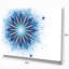 «Fractal Flower Light Blue Digital Art», impression-35062271-35062274