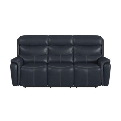 Latitude Run® Lameka Power Motion Sofa with Power Headrest in Pebble Navy