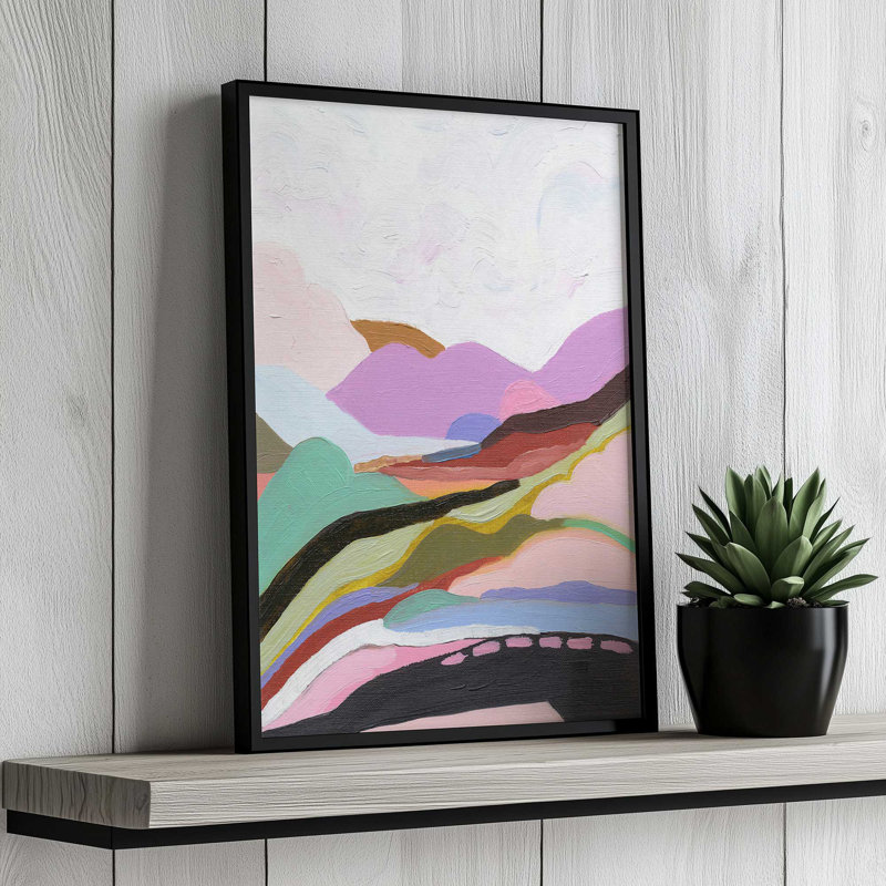 «Desert Bliss» par Garima Dhawan, reproduction d'art sur toile, H 48 po x l 36 po, Tanné