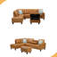 Faux Leather L - Shaped Sectional With Storage Ottoman-256023819