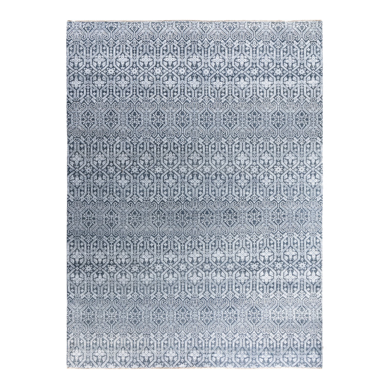 Overdyed One-of-a-Kind 9' 1" X 12' 3" Hand Knotted Area Rug