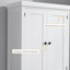 Armoire de rangement avec tiroir et tablettes réglables-445058017-445058028