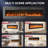 Smart Electric Fireplace Heater, Compatible With Alexa & Google Home, Wall Mount Or In-Wall Recessed Fireplace Insert, Color Changing Flames, 750W/1500W Indoor Heater-1643704440