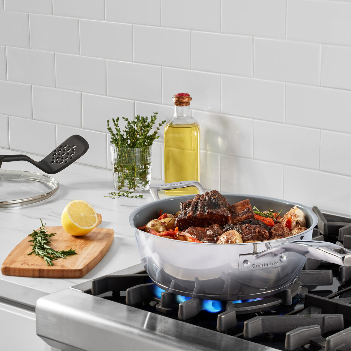 Cuisinart Preferred 4-Piece Pan Set, Stainless Steel