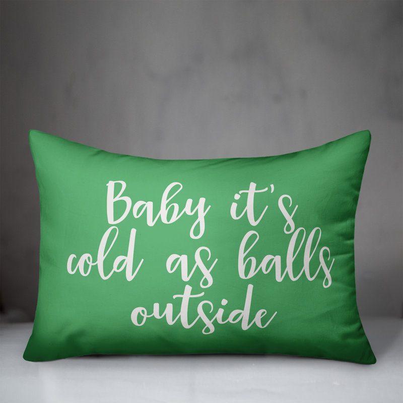 Reversible Throw Pillow, Light Green