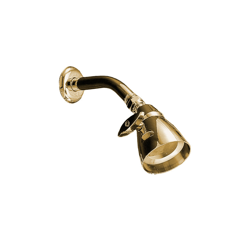 Ensemble de douche encastré St. Lawrence par Strom Living, Unlacquered Satin Brass