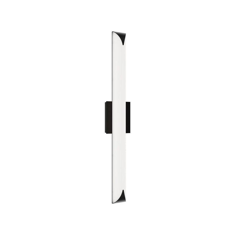 Straitaway Dimmable 32" Bath Vanity & Wall Light With Built In Color Temperature Switch from 2700K/3000K/3500K/4000K, Black