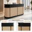 Bureau d'accueil vintage avec rangement, comptoir multifonctionnel pour bureaux, commerces, entreprises et zone d'enregistrement-1139258191-1288445560