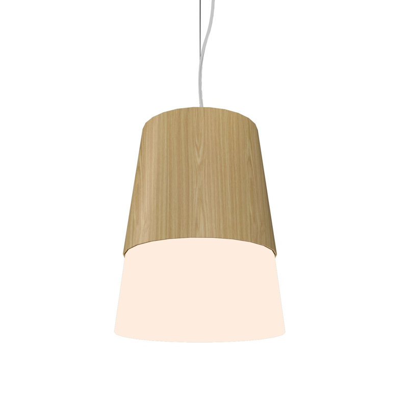 Luminaire suspendu 1 lumière Cônico, Gris anthracite, H 13,19 po x l 10,82 po x P 10,82 po, Gris anthracite
