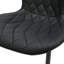 Cat Scratching Leather Dining Chair, Diamond Quilting, (set Of 2)-1572302426