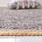 Zeitler Hand Woven Cotton Solid Color Rug in Light Grey/Natural-26830679