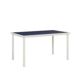 Berlin Gardens Vida Aluminum Top With Matte White Base 73″ Bar Table