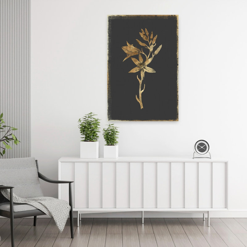 Camass et jacinthe sauvage, art floral rétro minimaliste élégant, H 36 po x l 24 po