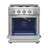 Empava 30" 4.2 Cubic Feet Slide-In Range