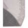 Tapis blanc chenille tissé à la machine