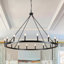 Lustre de style campagnard à 12 lumières en forme de bougie de style campagnard Moomal-1651749285-1636095600