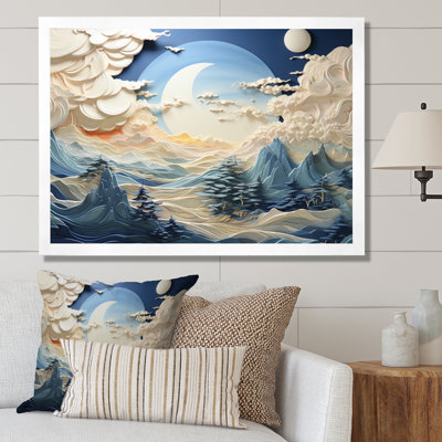 Clouds Celestial Landscape I - Landscapes Canvas Art Print