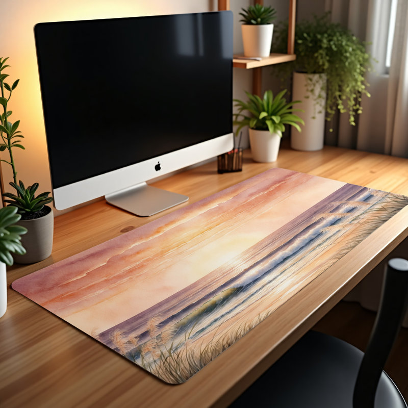 Polyester Desk Pad, 14.4x12.1