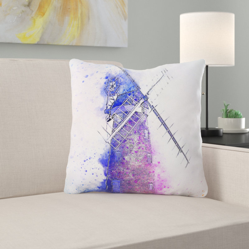 Coussin de moulin Bethune, Intérieur, Microsuède