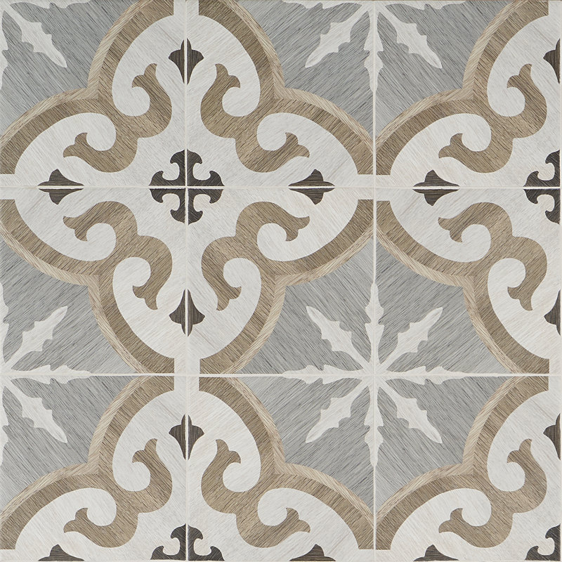 Beverly 8" x 8" Porcelain Patterned Wall & Floor Tile (12.91 sq. ft./ Case), Oak