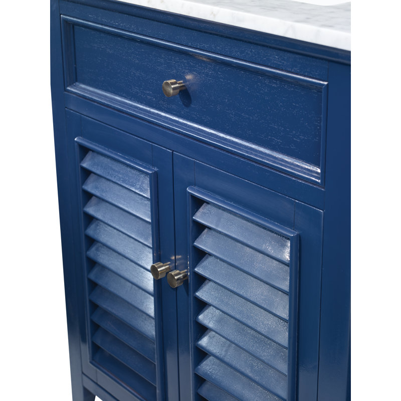 Louvered 30'' W Single Vanity
