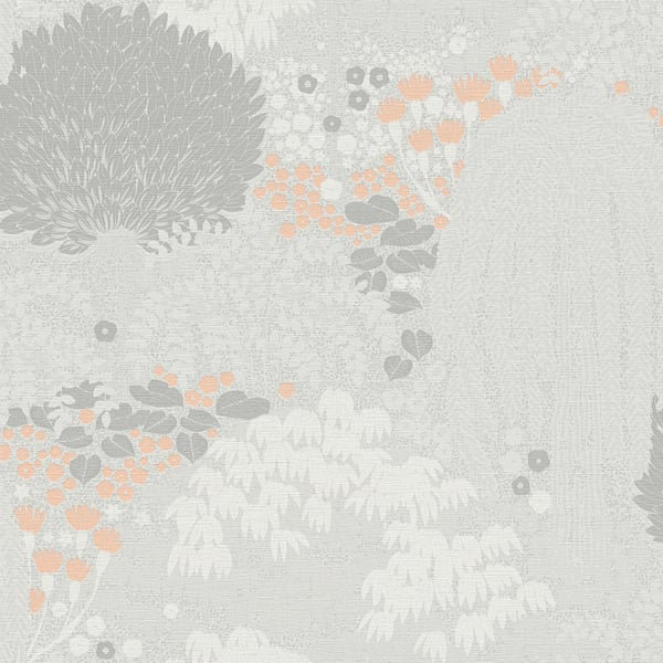 Flourish 10.05m x 53cm Wallpaper Roll, Silver