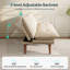 Canapé-lit futon convertible capitonné 66 po Serta-872957978
