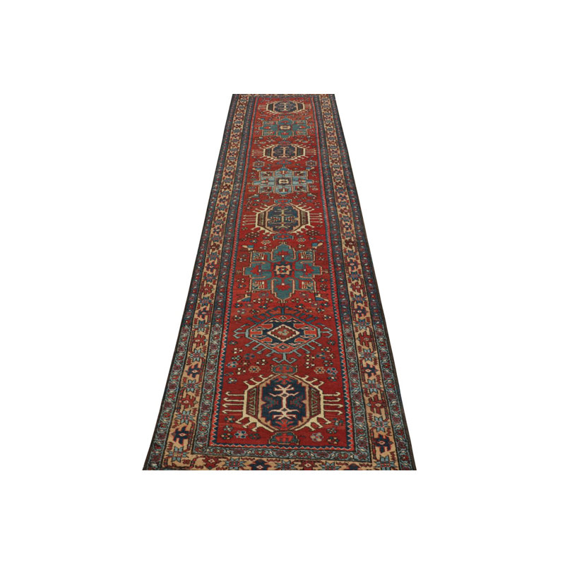 One-of-a-Kind 3'x11'4” Hand Knotted Area Rug