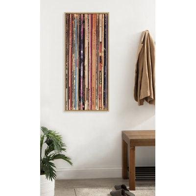 «33RPM» par Robert Cadloff, reproduction d'art sur toile encadrée