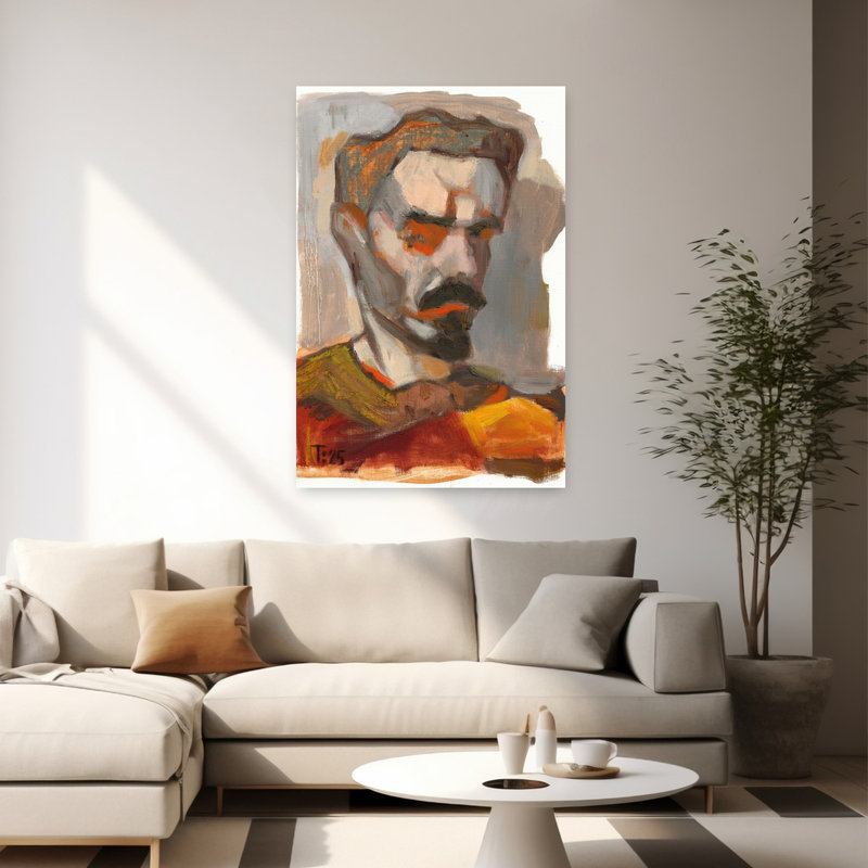 Art contemporain, art contemporain abstrait, H 60 po x l 40 po