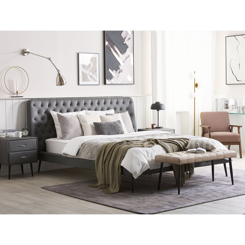 Jody Piece Bedroom Set, Super King (6'), Grey