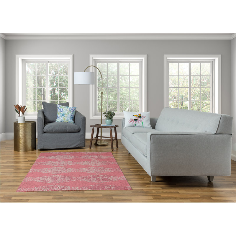 Defford Chenille Geometric Indoor Rug, Rectangle 5' x 7'