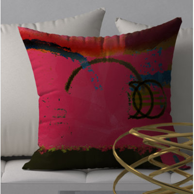 Abstract Throw Pillow