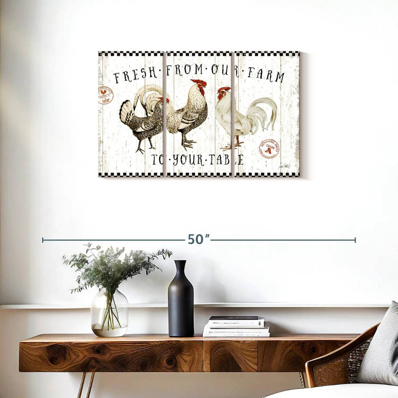 Plaque murale Kema Free Range Fresh I, H 20 po x l 33 po