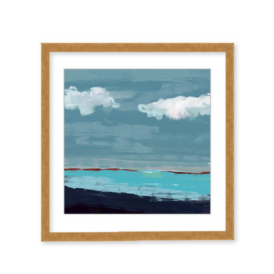 Coastal Retreat Radiant Horizons: Abstract Seascape