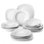 Elisa Piece Ceramic Dinnerware Set - Service for 6