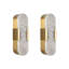 Alabaster Marble Wall Sconce, Set of 2 Modern Indoor LED Wall Lighting for Bathroom, Bedroom, Living Room, Hallway, Stairway-693143480-693143483