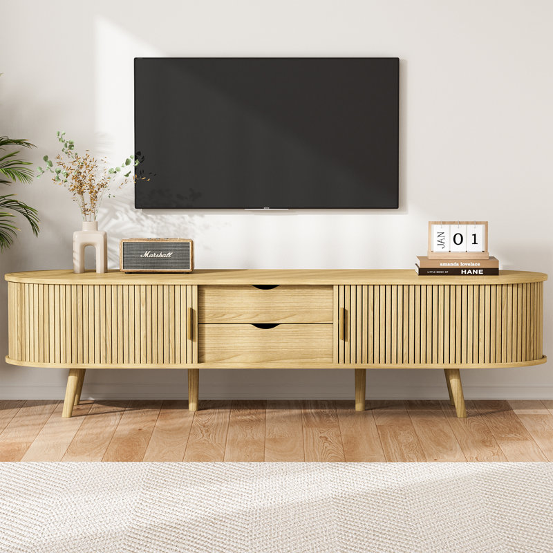 Meuble télé et table basse en chêne