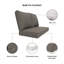 Sunbrella Outdoor Loveseat Cushion, Deep Seat/Back Replacement Cushion 5 Inch-2078507269