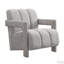 Fauteuil de 26,3 po avec accoudoirs en forme de L pour le salon-2143890178