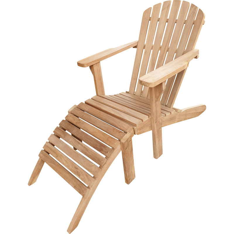Chaise Adirondack en bois massif avec