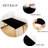 Fitted Rectangle Tablecloth Spandex Stretch Black Cocktail Table Cover Elastic Edge Topper Cap For Dining Wedding Party Picnic 42 X 72 Inch