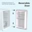 SnowLion Premium 106L style rétro 3,74 pieds cubes Mini réfrigérateur autoportant sous le comptoir-87744231