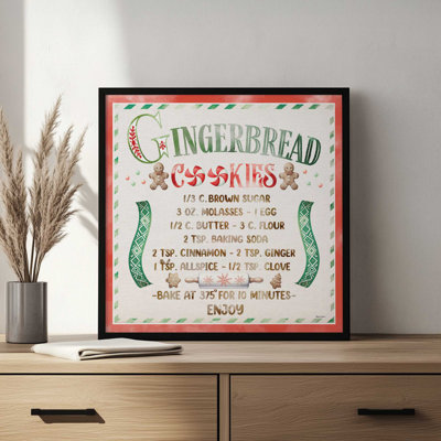 Gingerbread Cookies by Nicole DeCamp Art Print