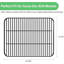 Grille de cuisson en porcelaine Quickflame et ensemble de 3 plaques chauffantes en acier inoxydable pour barbecue à 3 brûleurs DynaGlo