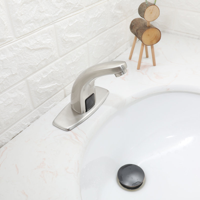 Single-Hole Bathroom Faucet, Brushed Nickel
