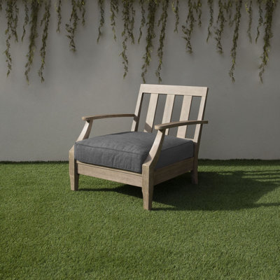 Sunbrella Outdoor Solid Textured Corded Deep Seating Cushion by Mozaic Company