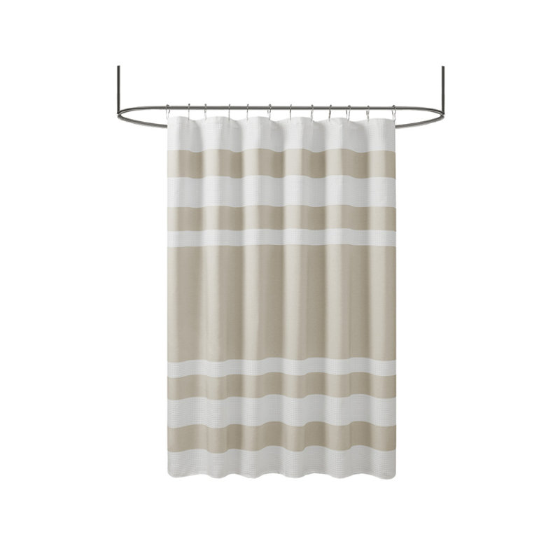 Rideau de douche avec traitement 3M, Taupe, L 72,05 po x L 72,05 po